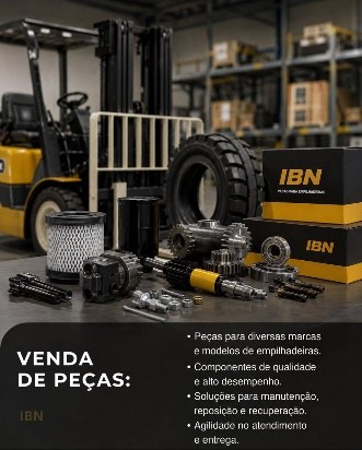 Venda de peças para diversas marcas e modelos de empilhadeiras e paleteiras em Manaus pela IBN